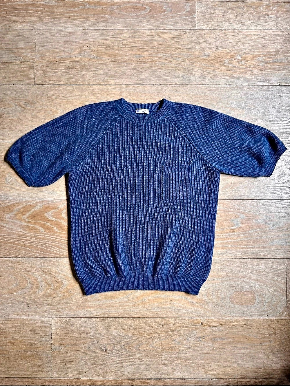 Brunello Cucinelli Cashmere Crewneck Sweater in Blue Size Small